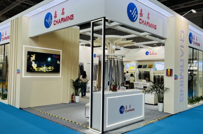 CHARMING CREATES POSITIVE AND FRIENDLY INTERACTION WITH CUSTOMERS AT THE INTERTEXTILE SHANGHAI HOME FABRICS